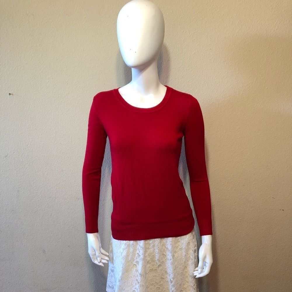 Dreamers Red Pullover Sweater Size Large